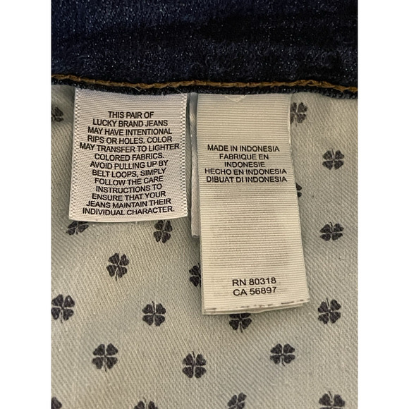 Lucky Brand Jeans Men's 38x30 Blue 110 Skinny Stretch Denim Medium Wash Casual - Picture 10 of 12